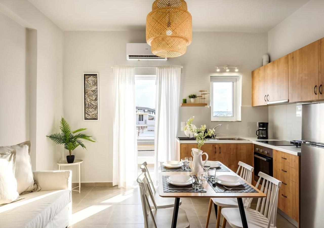 Cosy Apartment Evdoxia Chrissi Akti Chania Exterior foto